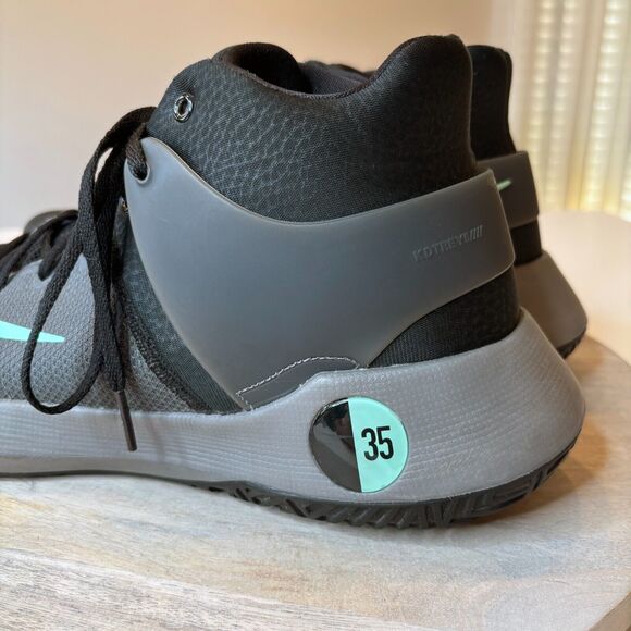 Nike Men's Kevin Durant KD Trey 5 VI Grey Green Glow Size Sneakers US Size 11.5 - Picture 7 of 12